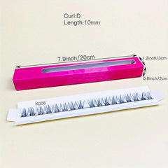 Wispy Lash Clusters DIY Eyelash Extensions D Curling Volume