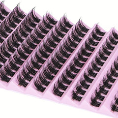 120 Pcs DD Curling Eyelash Clusters 10-16mm Wispy Natural Look