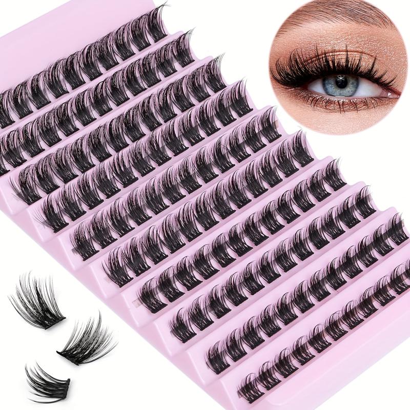 120 Pcs DD Curling Eyelash Clusters 10-16mm Wispy Natural Look