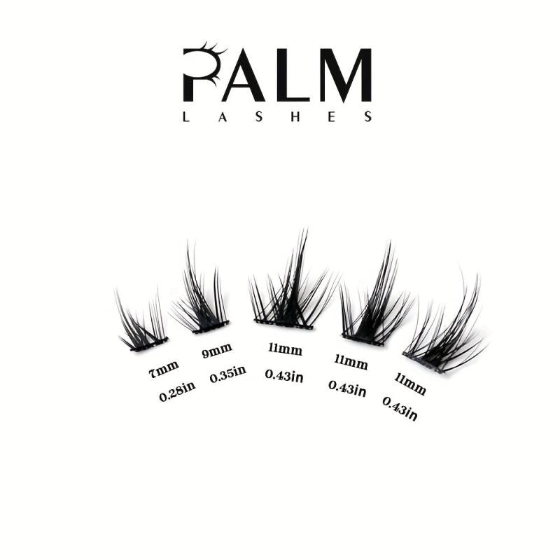 126 Clusters Mega Volume C Curl Eyelashes for DIY Extensions