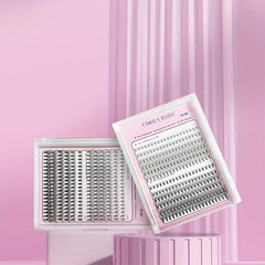 12 Row Grafted Eyelashes Natural 10D 20D Cluster False Eyelashes