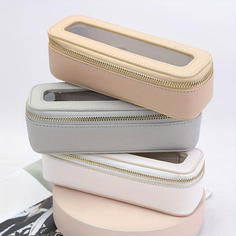 Portable Travel Clear PVC Cosmetic Bag TPU Wash Bag