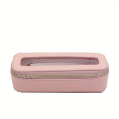 Portable Travel Clear PVC Cosmetic Bag TPU Wash Bag