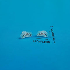 2pcs Reusable Lower Eyelash Stamp Tool for Natural Look Makeup