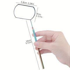 Rectangle Large Lash Mirror Stainless Steel Eyelash Extension Supplies