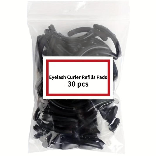30Pcs Eyelash Curler Refill Pads Silicone Rubber Replacement Pads