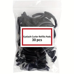 30Pcs Eyelash Curler Refill Pads Silicone Rubber Replacement Pads