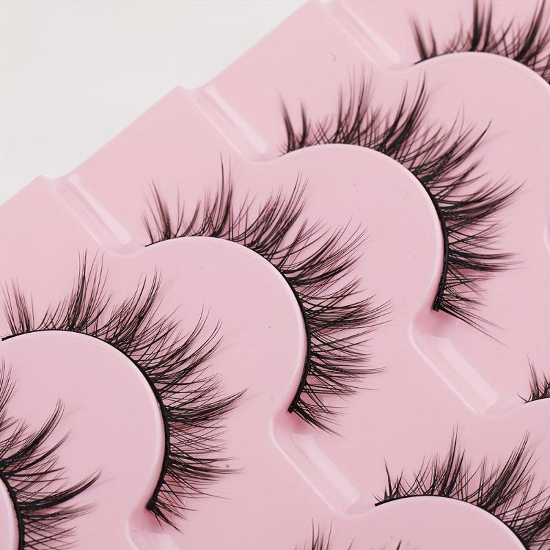 7 Pairs Manga Lashes Natural 3D Volume Wispy Anime Eyelashes Pack EYDEVRO