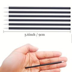 50PCS Eyeliner Makeup Brushes With Covers Smooth Eye Liner Tools Wands