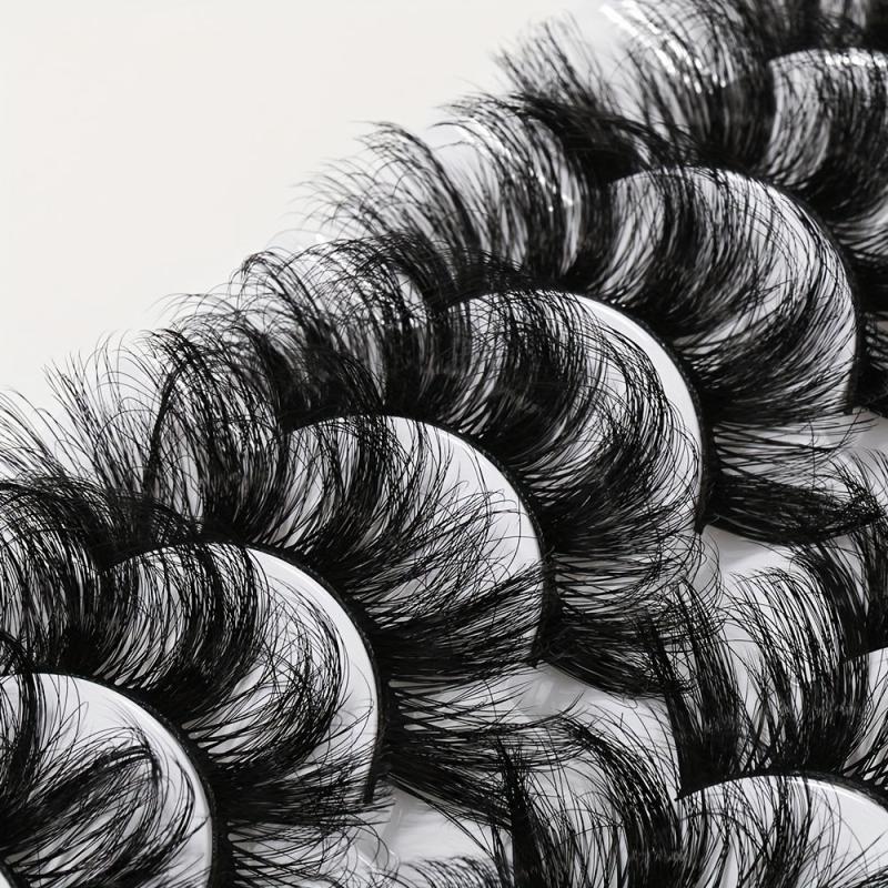 Fluffy Wispy 3D Mink Lashes Thick Volume Long Soft Dramatic Strip Eye Lashes