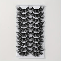 Fluffy Wispy 3D Mink Lashes Thick Volume Long Soft Dramatic Strip Eye Lashes