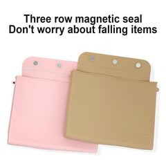 Silicone Travel Toiletry Bag for Women Makeup Beauty Tools Brushes