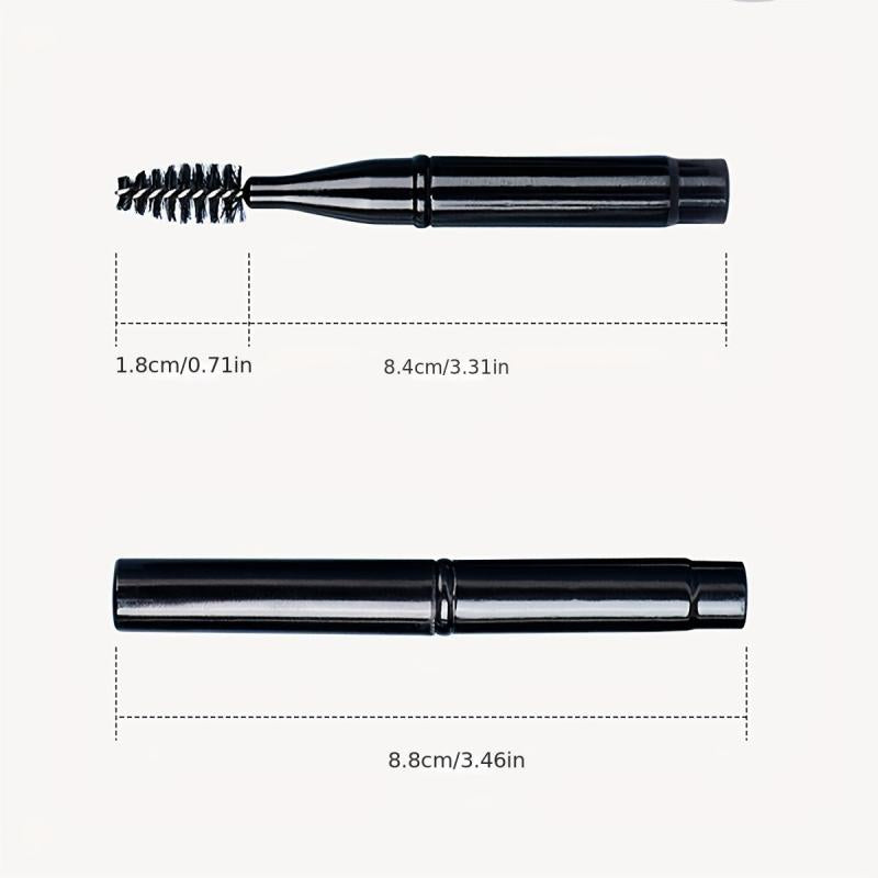 Mini Eyebrow Brush Eyelash Comb Mascara Wand Applicator Eye Brushes with Cap