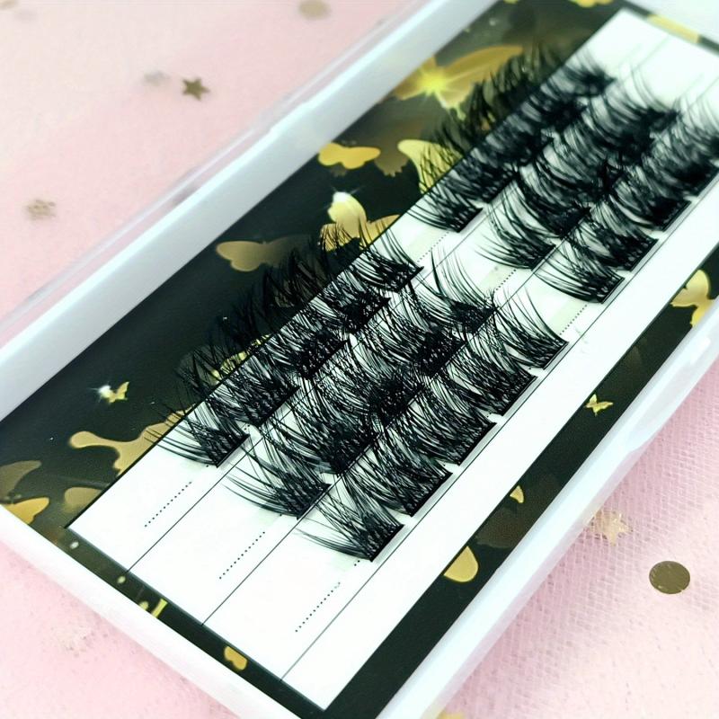 DIY Lash Clusters D Curling Volume Individual Lashes 100 Clusters Wispy Lashes