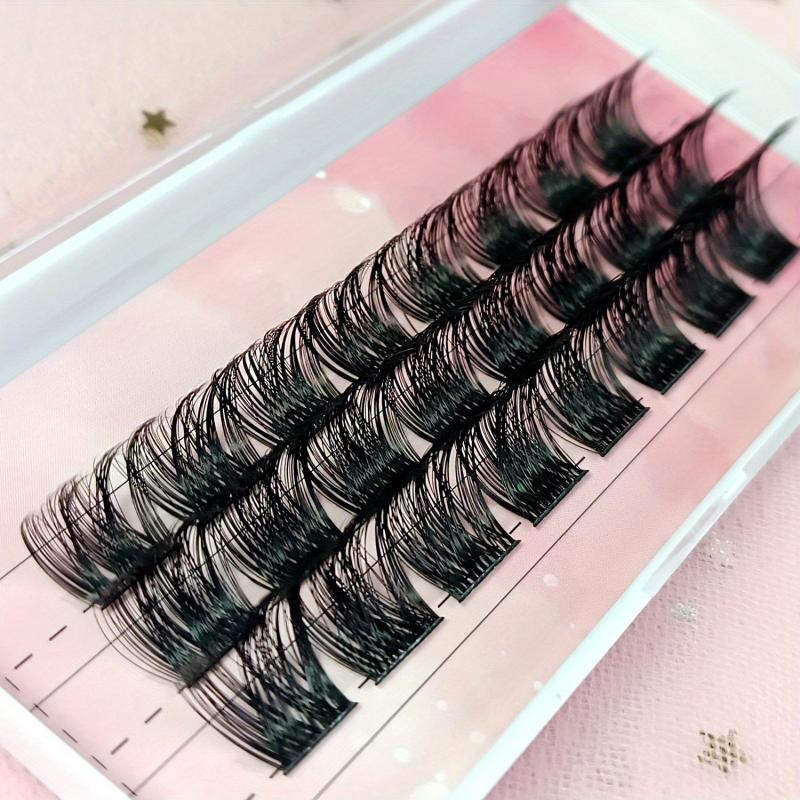 DIY Lash Clusters D Curling Volume Individual Lashes 100 Clusters Wispy Lashes