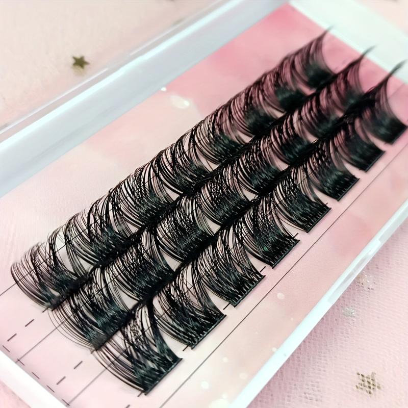 DIY Lash Clusters D Curling Volume Individual Lashes 100 Clusters Wispy Lashes