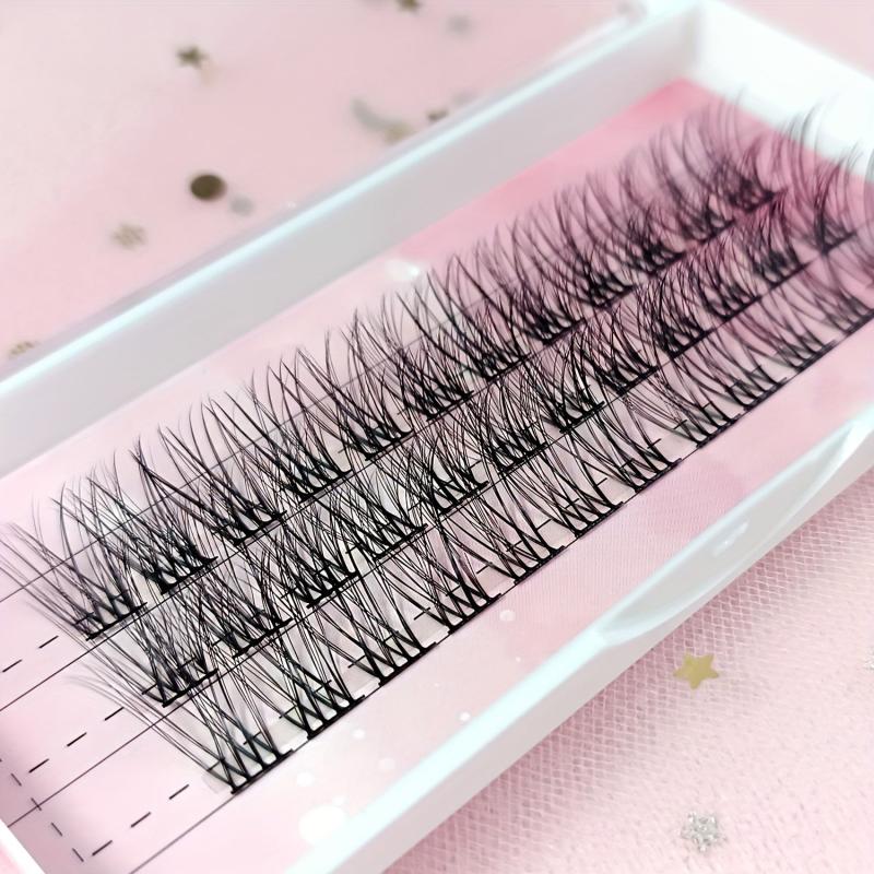 DIY Lash Clusters D Curling Volume Individual Lashes 100 Clusters Wispy Lashes