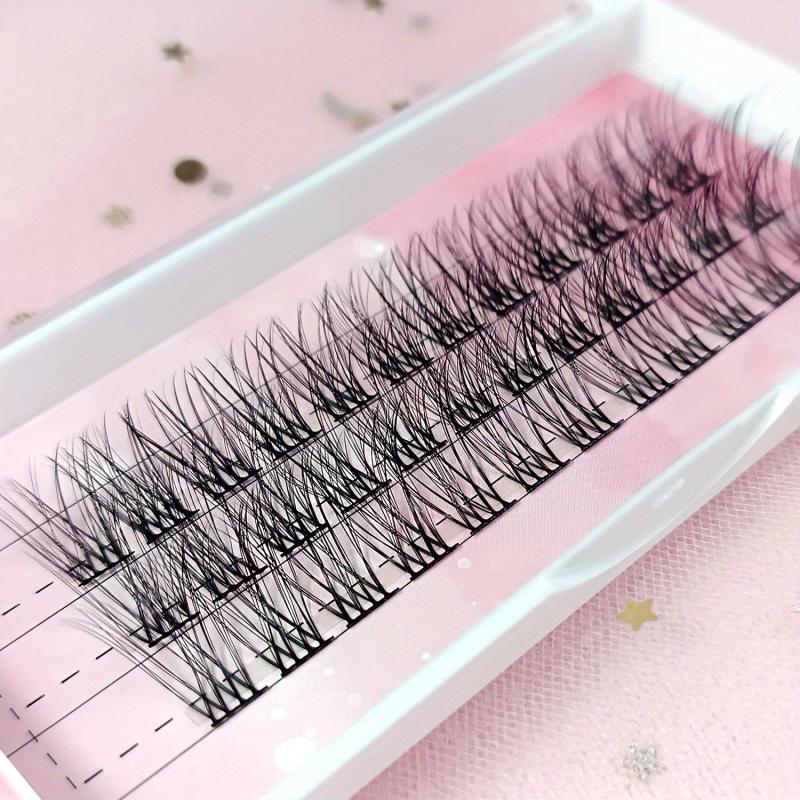 DIY Lash Clusters D Curling Volume Individual Lashes 100 Clusters Wispy Lashes