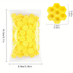 100 Pcs Glue Holder Eyelash Extension Grafting Cup Honeycomb Shape Beauty Tool