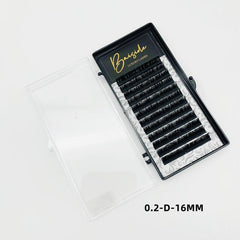 Silky Classic Lashes 8-16mm Soft Matte Dark Professional Look