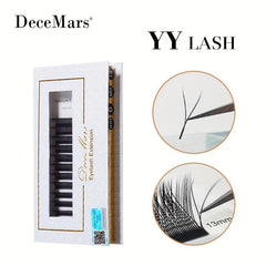 Long Lasting Eyelash Extensions 8-15mm C D DD Curl YY Shape