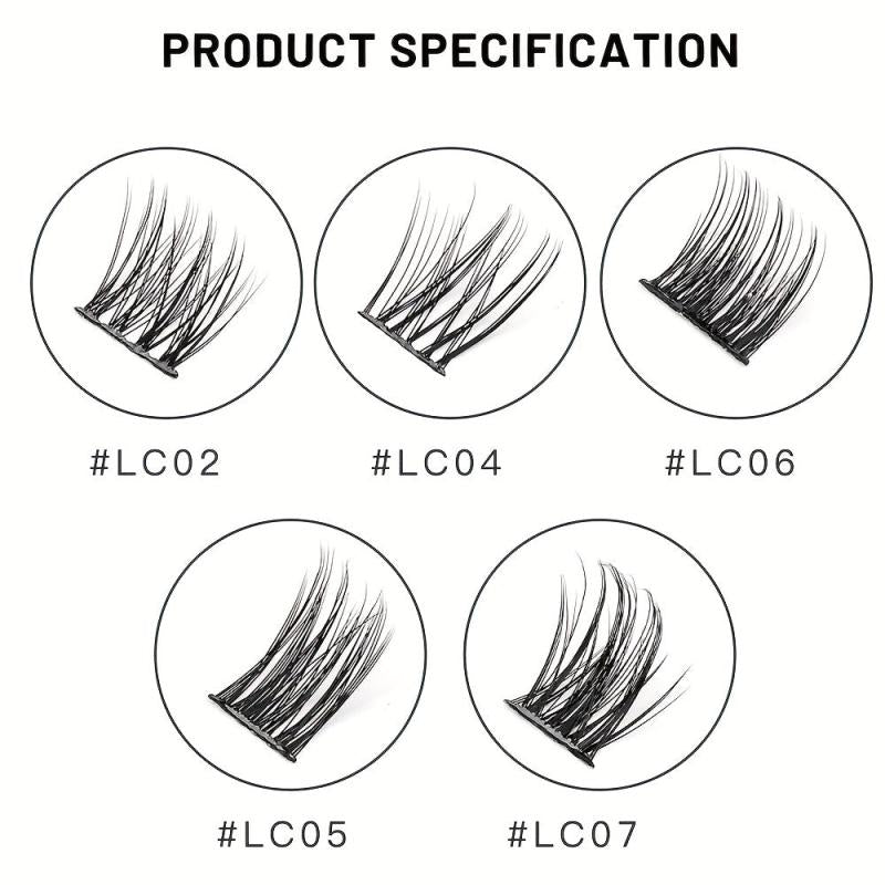 Slender Cluster Lashes Self Grafting False Eyelashes Extension