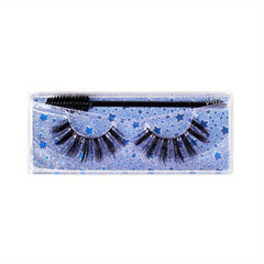 Natural 3D False Eyelashes & Brush Set
