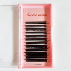 YY Shape Lashes Natural Crossed Eyelash Extensions Individual Curling Lashes