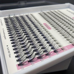 240pcs 10D 20D Cluster Lashes DIY Eyelash Extension C Curl Faux Mink 8-12mm