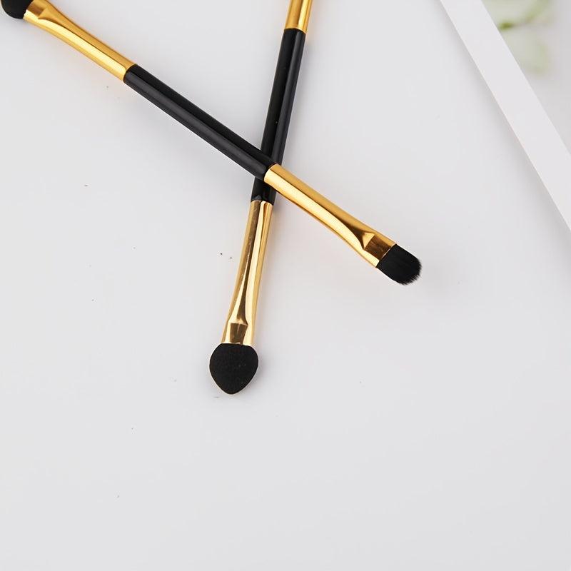 4pcs Double Head Eyeshadow Brushes Sponge Dual Sides Applicator Cosmetic Tool