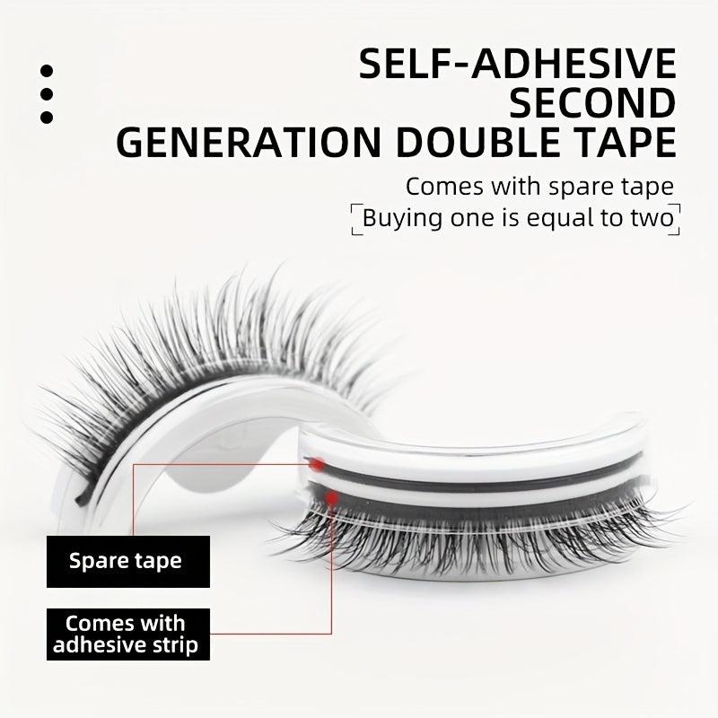 Self Adhesive False Lashes Natural Look Waterproof