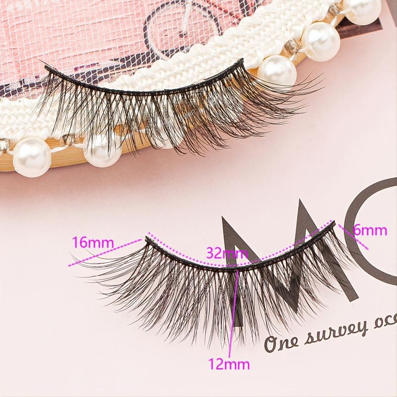 5 Pairs Soft 3D Mink False Eyelashes Reusable Cat Eye Lashes