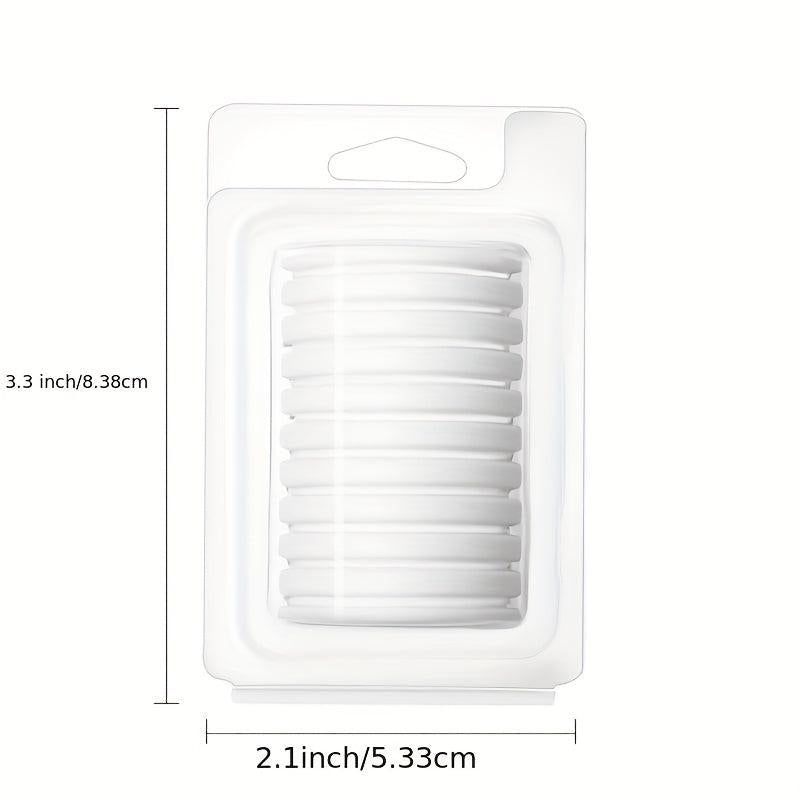 10pcs Transparent Eyelash Glue Strips Reusable Makeup Tools
