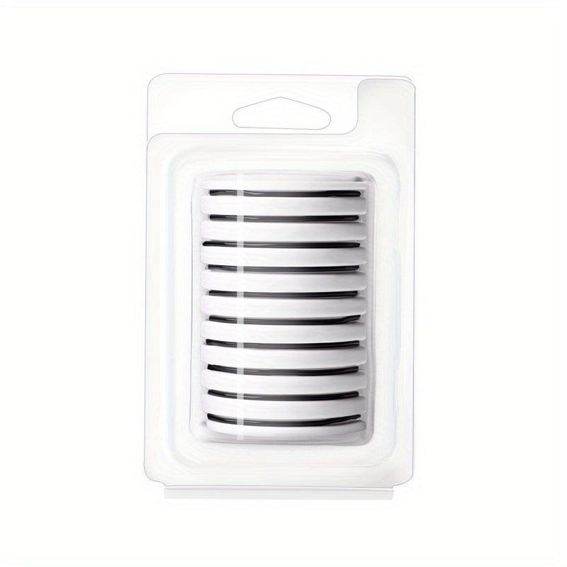 10pcs Transparent Eyelash Glue Strips Reusable Makeup Tools