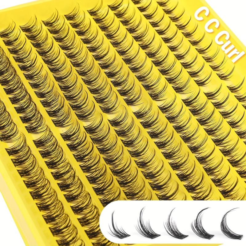 DIY Eyelash Extensions Clusters Natural False Lashes 10-16mm Individual Lashes
