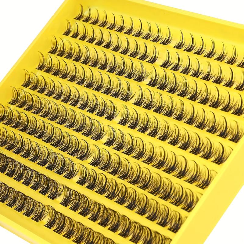 DIY Eyelash Extensions Clusters Natural False Lashes 10-16mm Individual Lashes