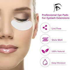 40 Pairs Hydrogel Eye Mask Pads for Lash Extensions - Gentle on Eyes