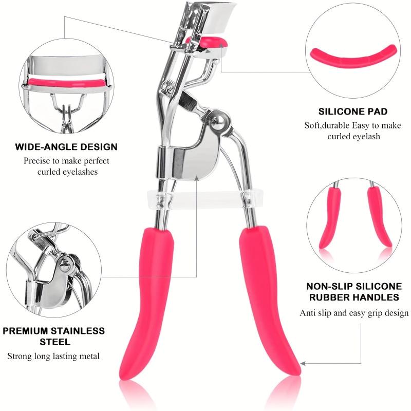 Eyelash Curler Lash Curler With 10 Refills Fits All Eye Shapes