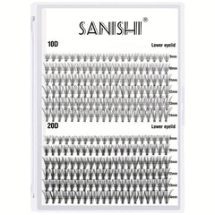 10D 20D D 8 14mix Eyelash Clusters 240 Lashes Extension