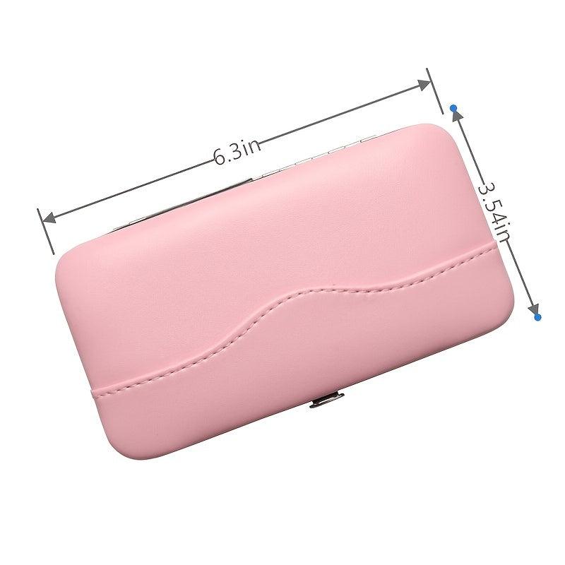 Small Tweezers Case For Eyelash Extensions PU Leather Empty Tweezers Storage Bag