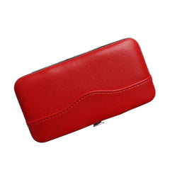 Small Tweezers Case For Eyelash Extensions PU Leather Empty Tweezers Storage Bag