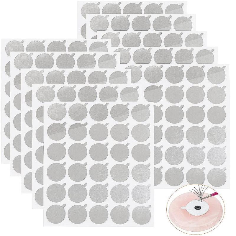 Disposable Eyelash Extension Adhesive Aluminum Foil Glue Pallet Sticker Pads
