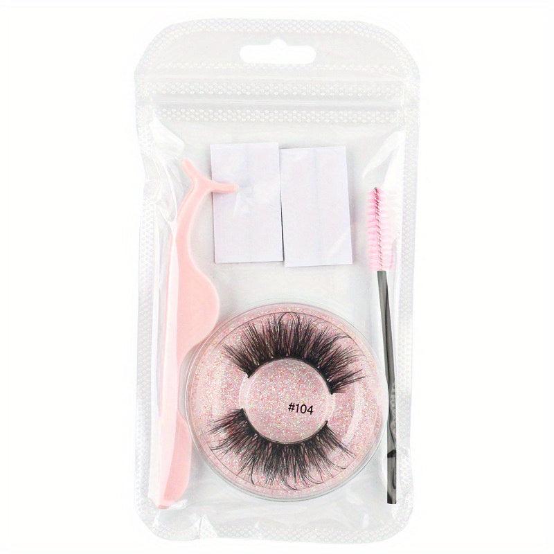 5 in 1 Reusable Self Adhesive Natural False Eyelashes with Easy Application