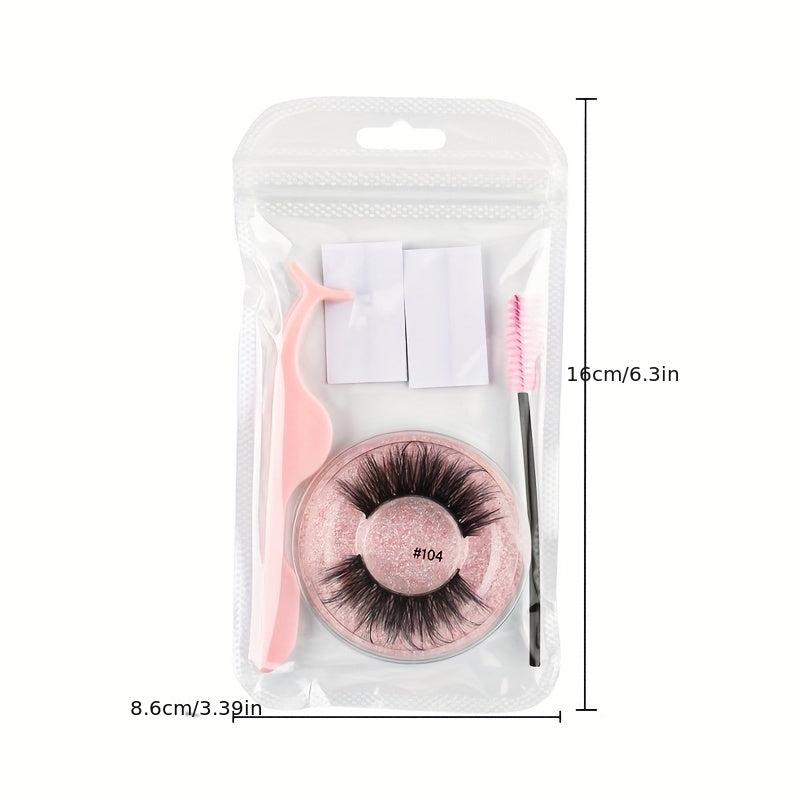 5 in 1 Reusable Self Adhesive Natural False Eyelashes with Easy Application