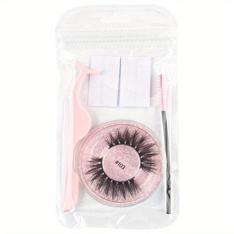 5 in 1 Reusable Self Adhesive Natural False Eyelashes with Easy Application