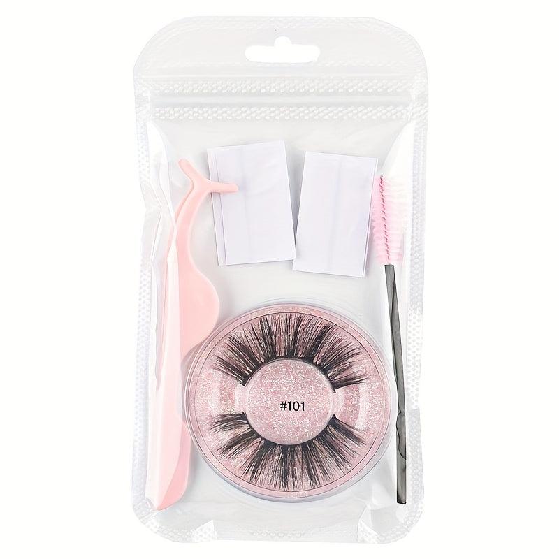 5 in 1 Reusable Self Adhesive Natural False Eyelashes with Easy Application