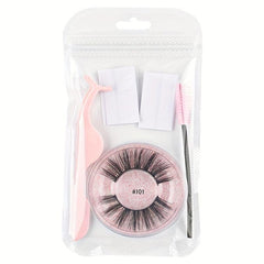 5 in 1 Reusable Self Adhesive Natural False Eyelashes with Easy Application