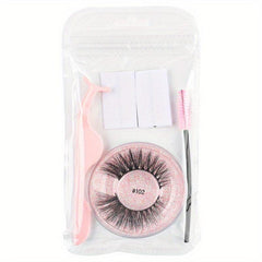 5 in 1 Reusable Self Adhesive Natural False Eyelashes with Easy Application