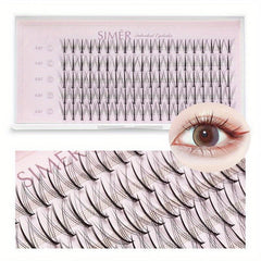 100 240 Clusters False Eyelashes DIY Extension Kit with C Curl and Thickness