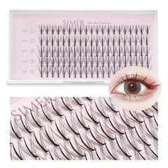 100 240 Clusters False Eyelashes DIY Extension Kit with C Curl and Thickness